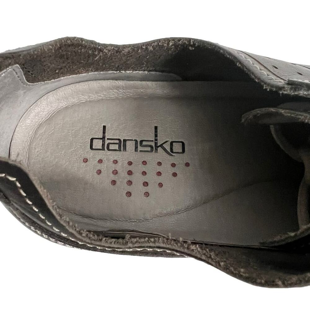 Dansko Wesley Lace Up Black Leather Men's Comfort Sneaker Men's Size 12 - Picture 6 of 12